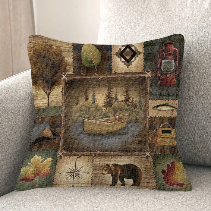 Lakewood Patch Indoor Woven Decorative Pillow