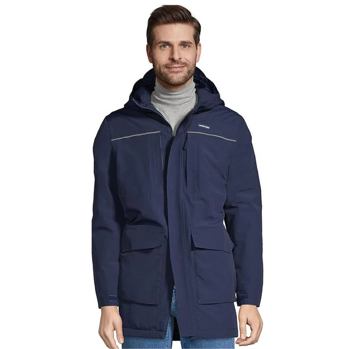 Lands’ End Men’s Squall Hooded Jacket – 519498