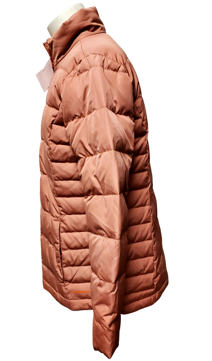 Lands End Women's Down Puffer Jacket- Peach