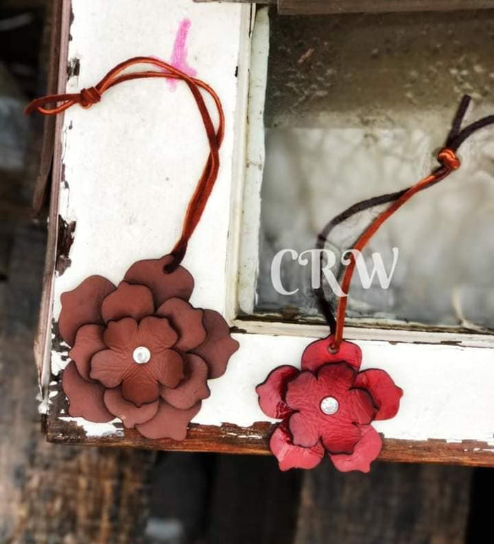 Leather Colored -- flower car scent