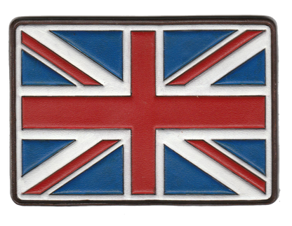 Leather Union Jack Patch