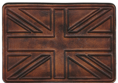 Leather Union Jack Patch