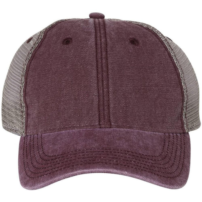 Burgundy/Grey / OSFA
