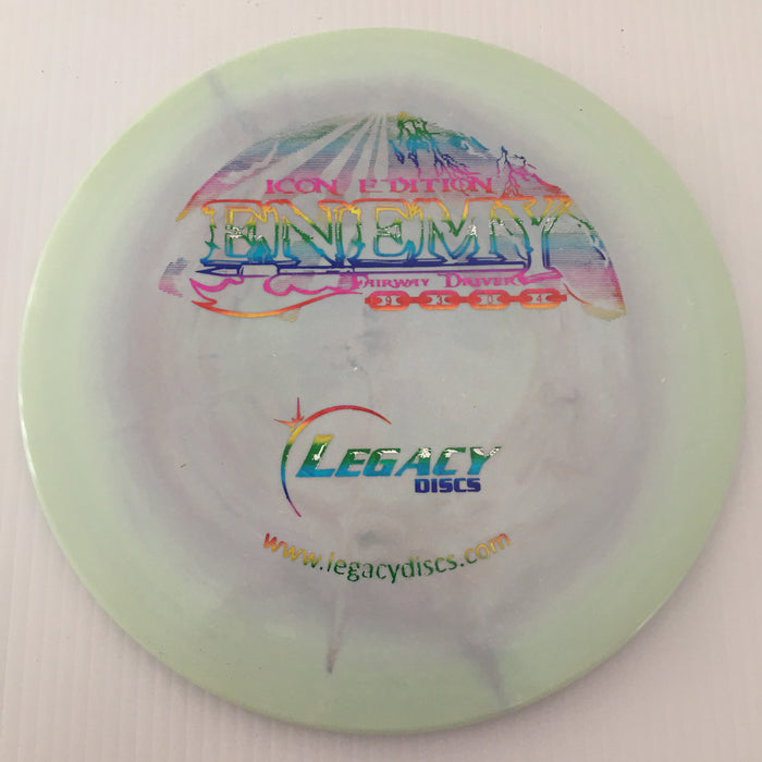 Light Green/Rainbow Shatter Stamp/167g 18