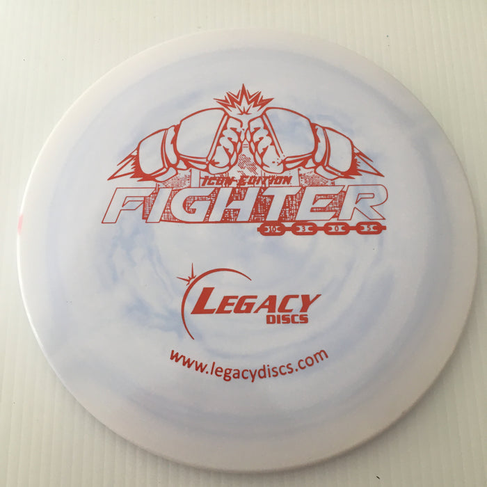 Swirly Blue/Red Stamp/174g 21