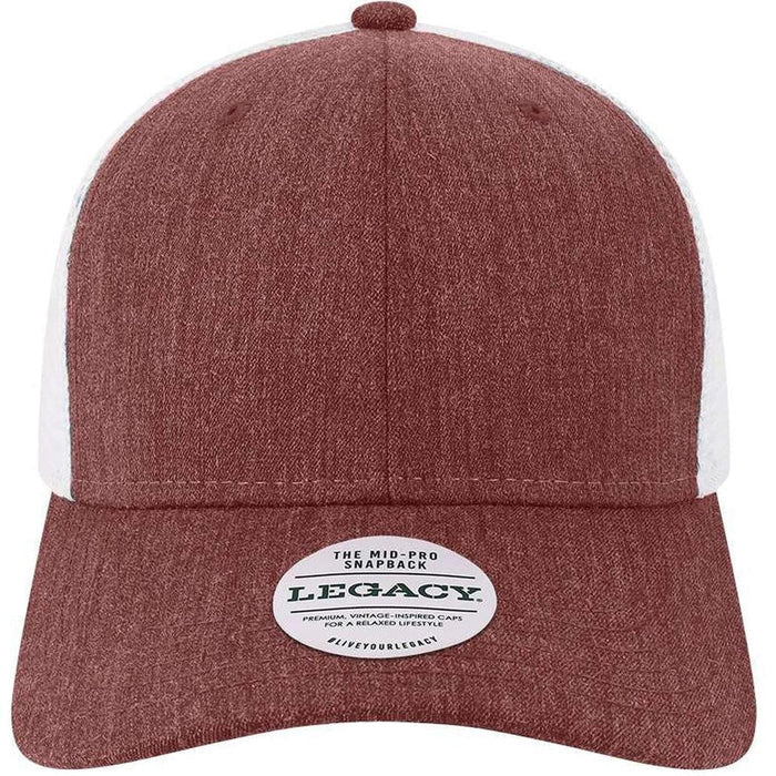 Melange Burgundy/White / OSFA
