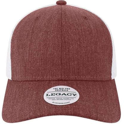 Melange Burgundy/White / OSFA