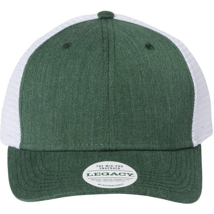 Melange Dark Green/White / OSFA