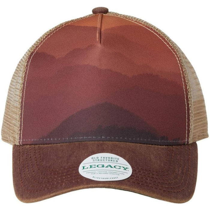 Mt Sunset Maroon/Khaki / OSFA