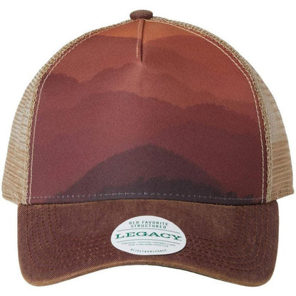 Mt Sunset Maroon/Khaki / OSFA