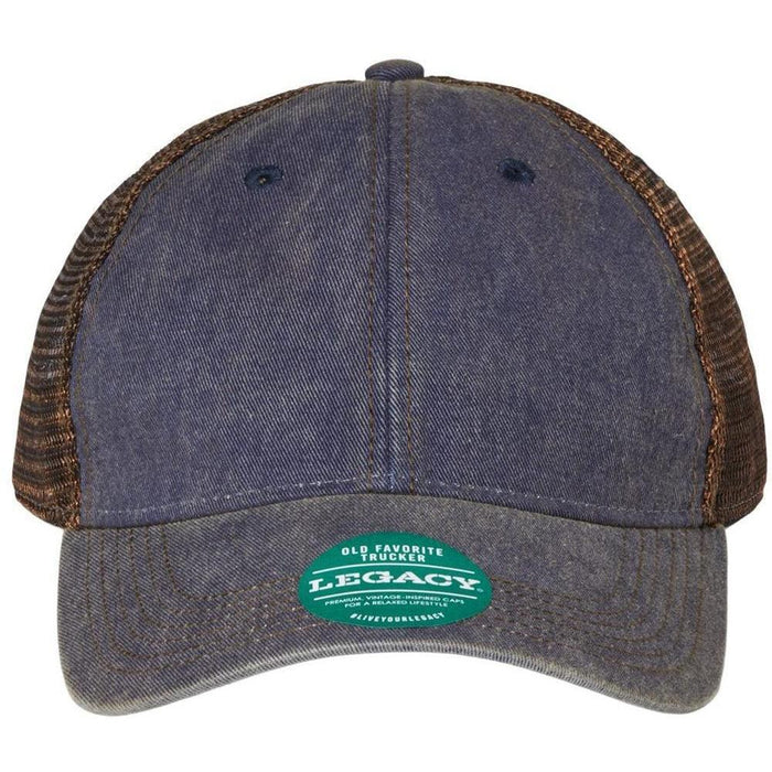 Navy/Brown / OSFA