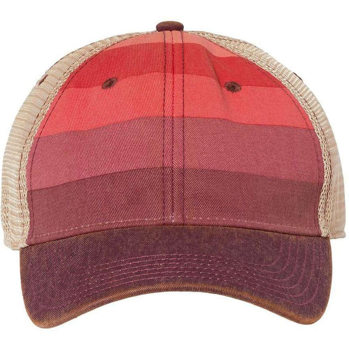 Red Stripe/Khaki / OSFA