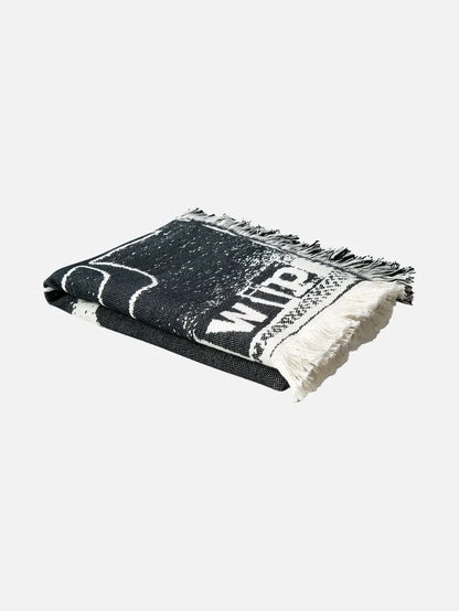 CARHARTT WIP Letterpress Blanket - Black/Wax - Blankets BATTANİYE