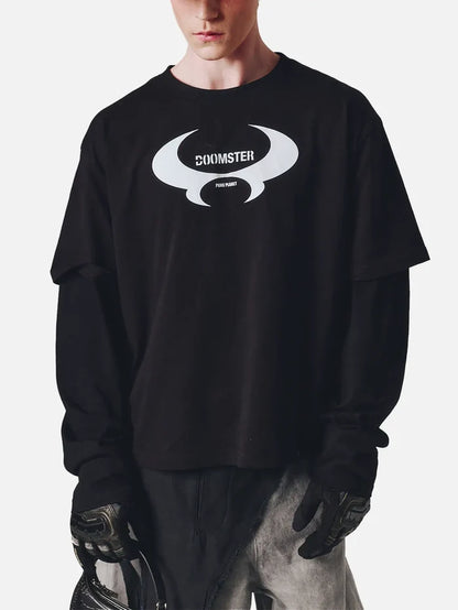 DOOMSTER Logo Tee - Black - T-SHIRT