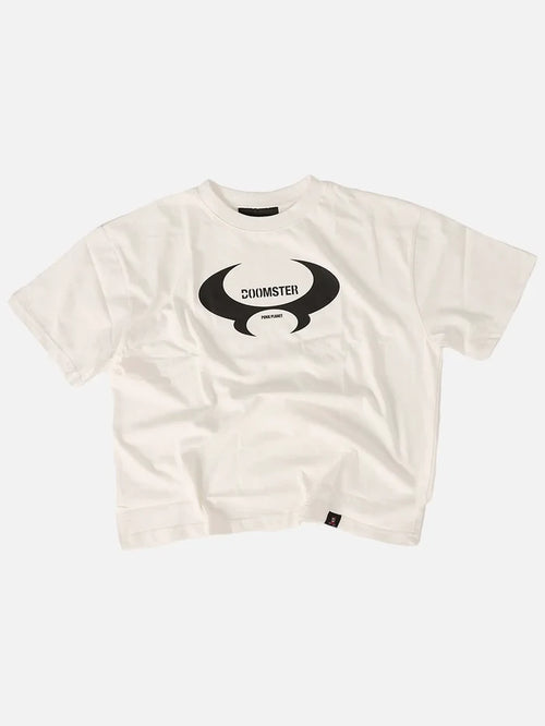 DOOMSTER Logo Tee - White - T-Shirts T-SHIRT