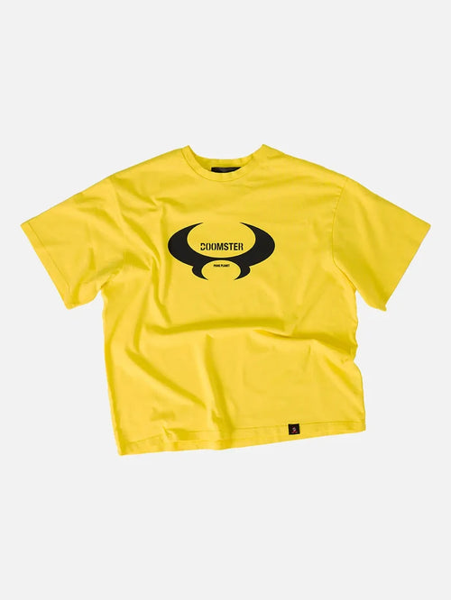DOOMSTER Logo Tee - Yellow - T-SHIRT