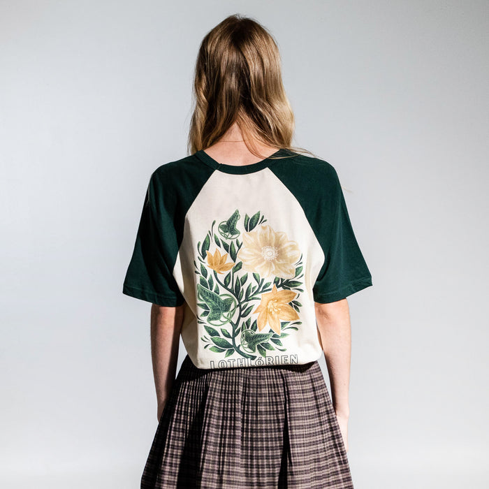 Lothlórien Classic Comfort Raglan Tee - Heroes & Villains-The Lord Of The Rings-Raglan