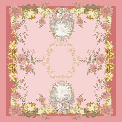 Luxe Floral Silk Scarf