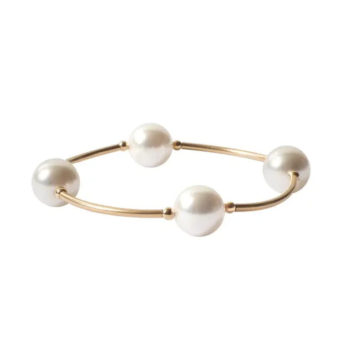 Made as Intended- White Pearl Blessing Bracelet - Findlay Rowe Designs