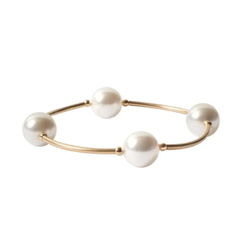 Made as Intended- White Pearl Blessing Bracelet - Findlay Rowe Designs