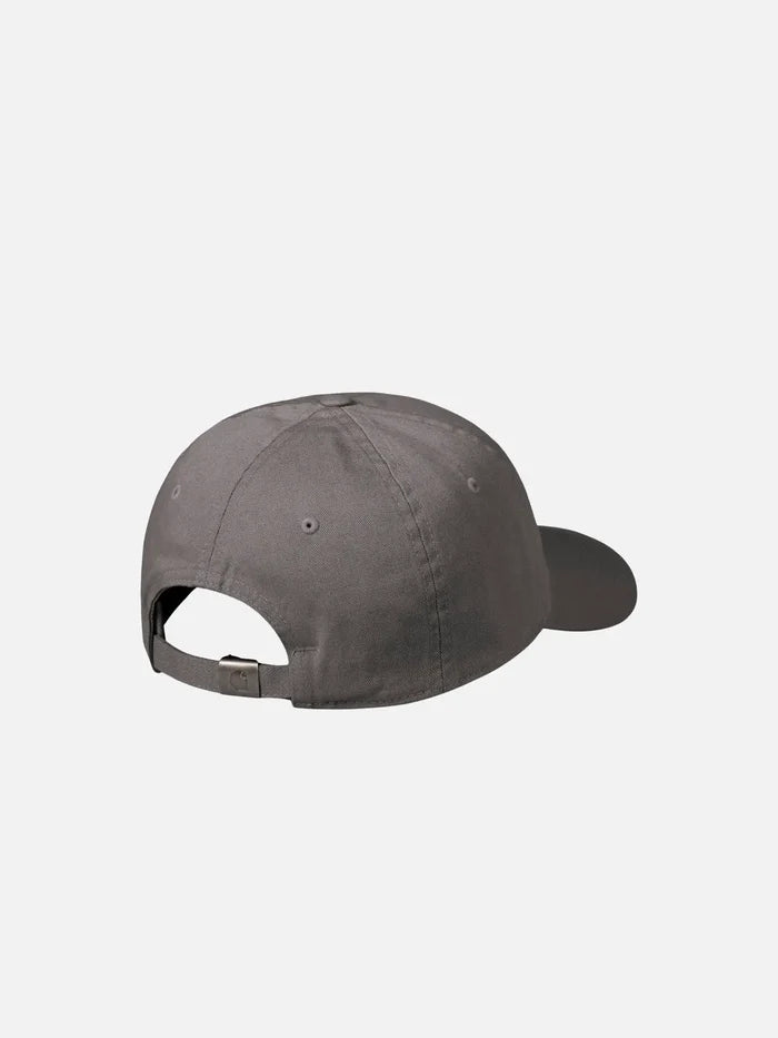 CARHARTT WIP Madison Logo Cap - Porphyry/White - Baseball Caps ŞAPKA