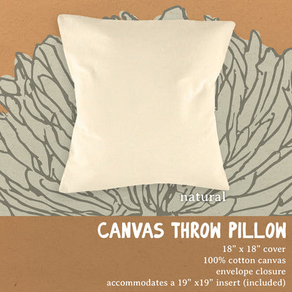 Make Love Not War - Square Canvas Pillow