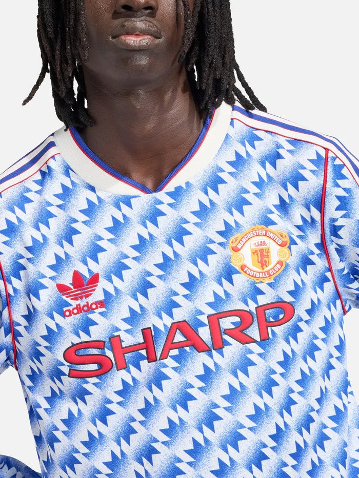 ADIDAS ORIGINALS Manchester United 90 Away Longsleeve Jersey - Multicolor - Sports Uniforms FORMA
