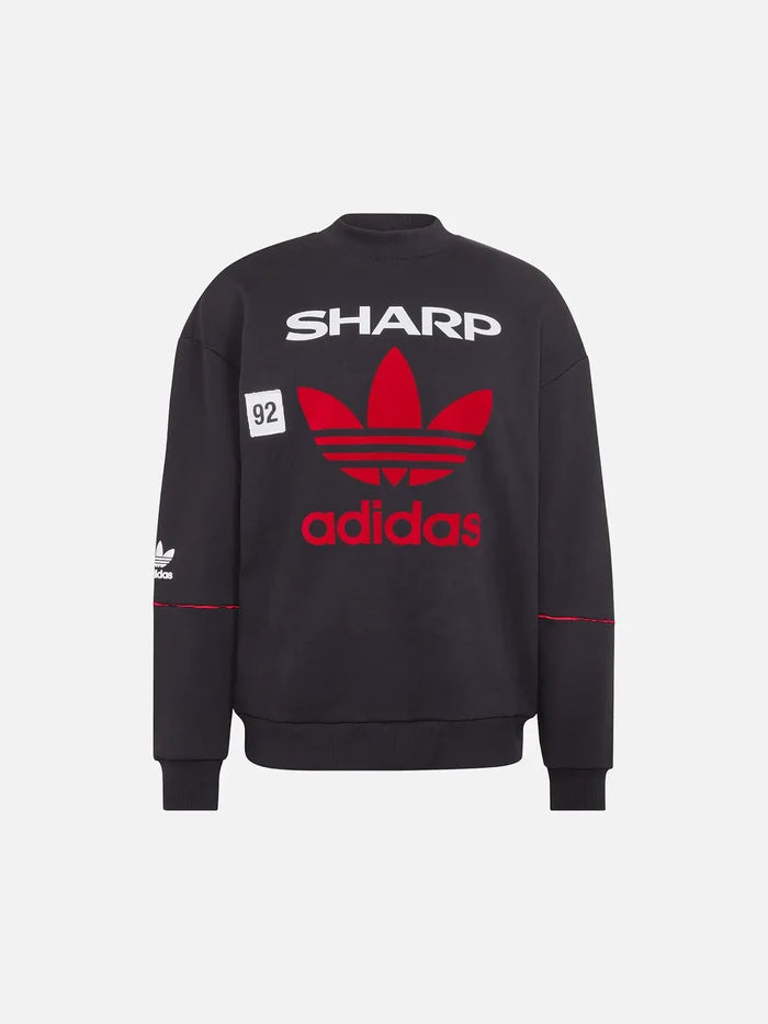 ADIDAS ORIGINALS Manchester United 90 Sweatshirt - Black - Sweatshirts SWEATSHIRT