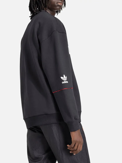 ADIDAS ORIGINALS Manchester United 90 Sweatshirt - Black - Sweatshirts SWEATSHIRT