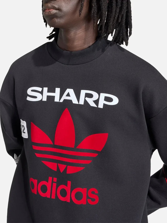 ADIDAS ORIGINALS Manchester United 90 Sweatshirt - Black - Sweatshirts SWEATSHIRT