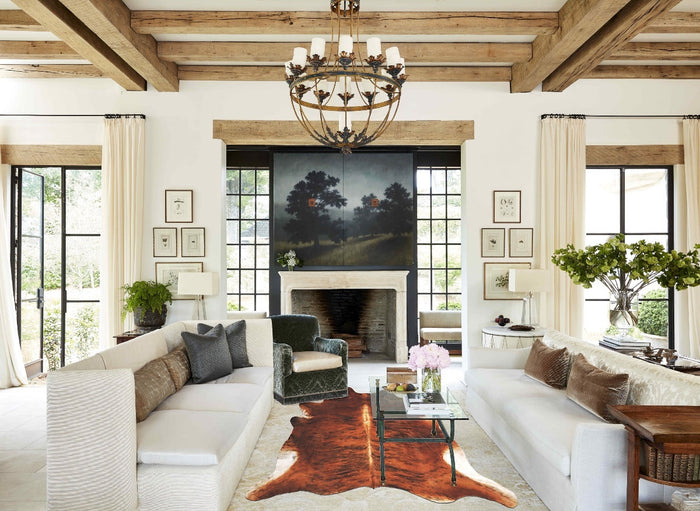 Medium Brindle Cowhide Rug #B2840