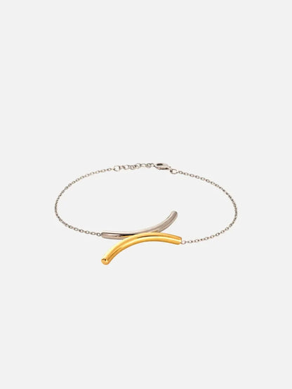 MAREE Merge Bracelet - Silver/Gold - Bracelets BİLEKLİK