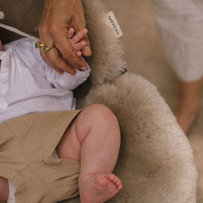 Merino Sheepskin Snuggler / Buggy Liner - Toast