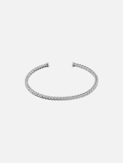 ATOLYEWOLF Mesh Bangle in Silver - Bracelets BİLEKLİK