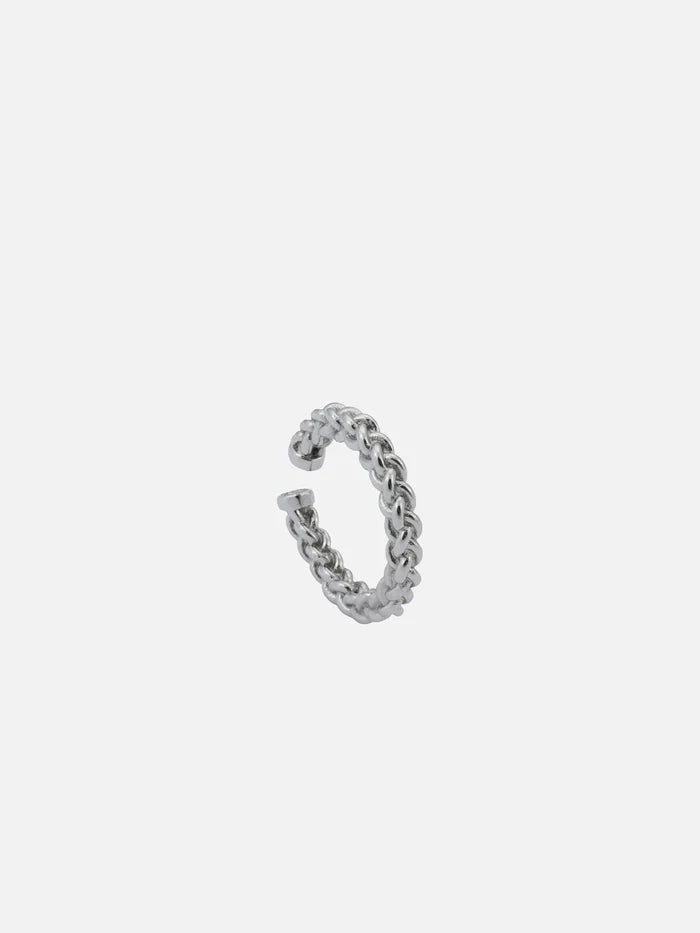 ATOLYEWOLF Mesh Ring in Silver - Earrings YÜZÜK