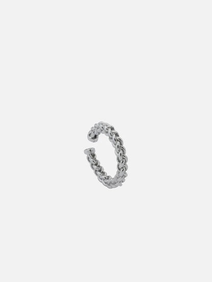 ATOLYEWOLF Mesh Ring in Silver - Earrings YÜZÜK