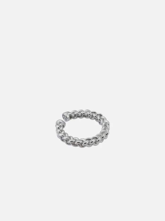 ATOLYEWOLF Mesh Ring in Silver - Earrings YÜZÜK