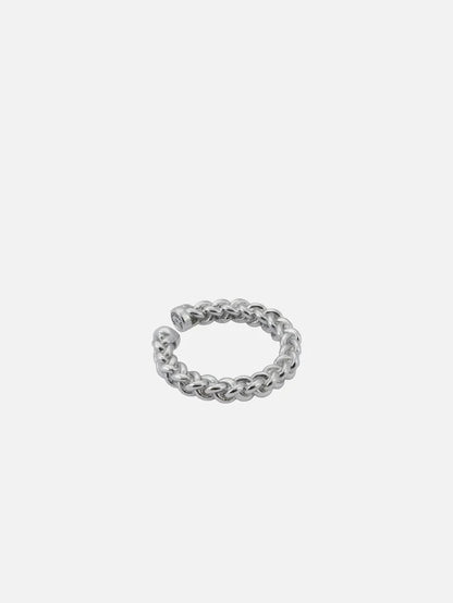 ATOLYEWOLF Mesh Ring in Silver - Earrings YÜZÜK