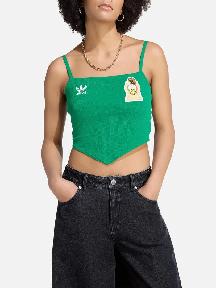 ADIDAS ORIGINALS Mexico Reconstructed Bringback Jersey - Green - Activewear Tops FORMA