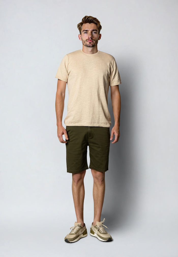 Clean Cut Copenhagen MILANO TWILL CHINO SHORTS Shorts Army