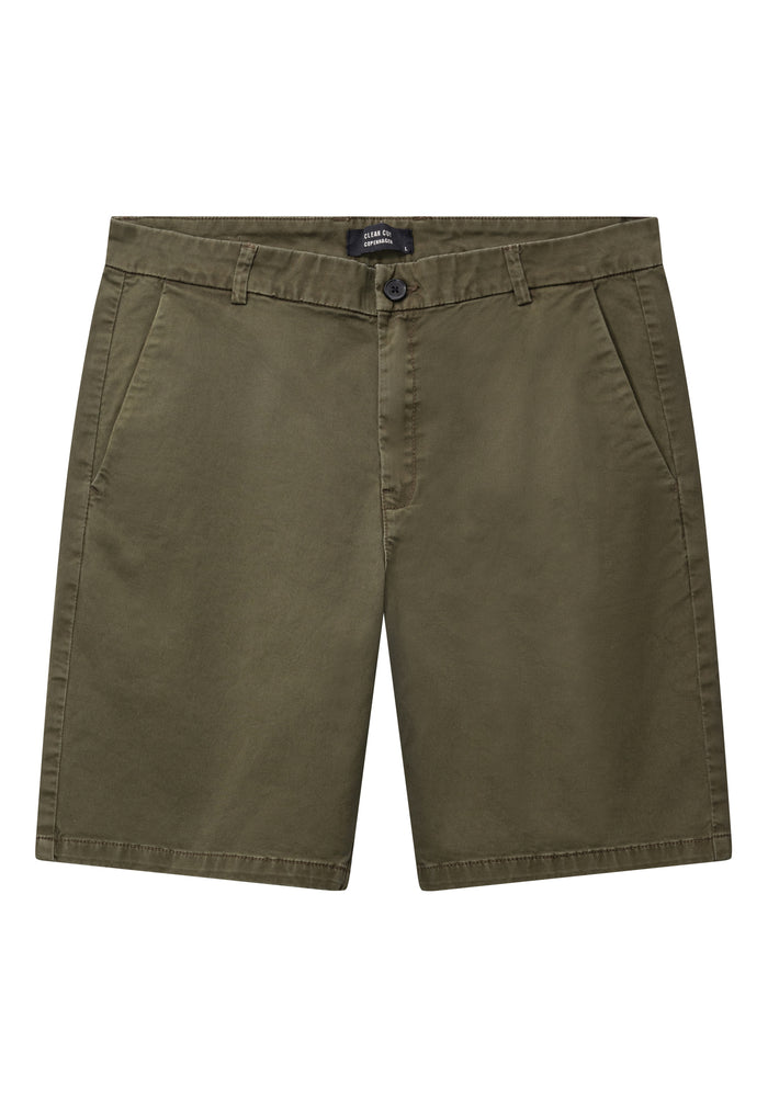 Clean Cut Copenhagen MILANO TWILL CHINO SHORTS Shorts Army