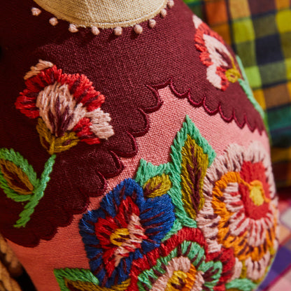 Milena Embroidered Cushion