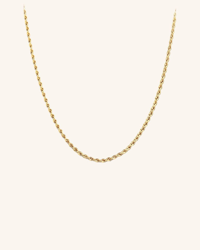 Mini Bowie Necklace- Gold