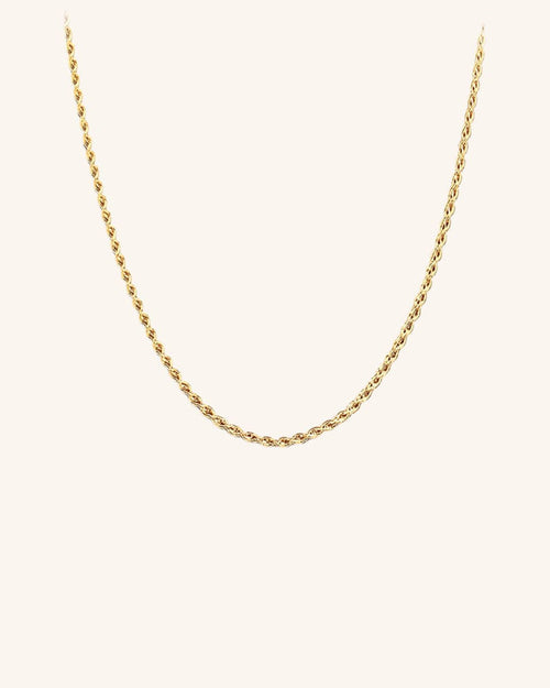 Mini Bowie Necklace- Gold