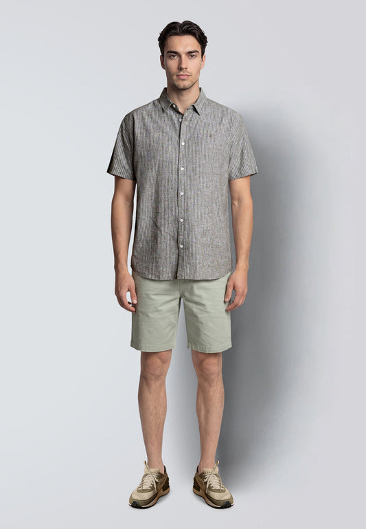 Clean Cut Copenhagen MITCHELL TWILL SHORTS Shorts Desert sage