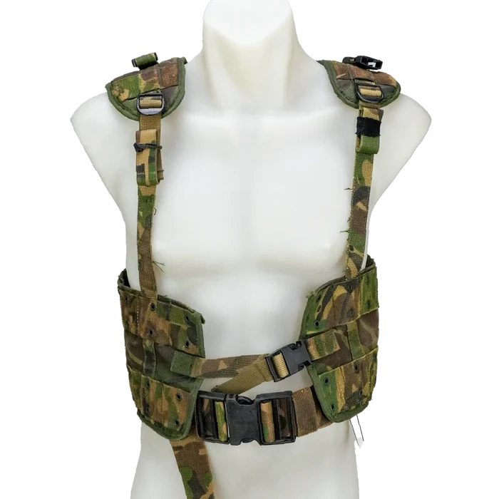 Modified Dutch DPM M93 Combat Vest - Large - Film Production Used - Combat Vests & Rigs
