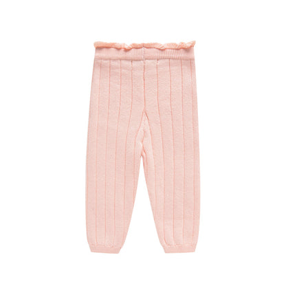 Louise Misha Moldavia Baby Leggings Knitted Blush