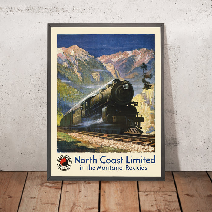 A framed image of