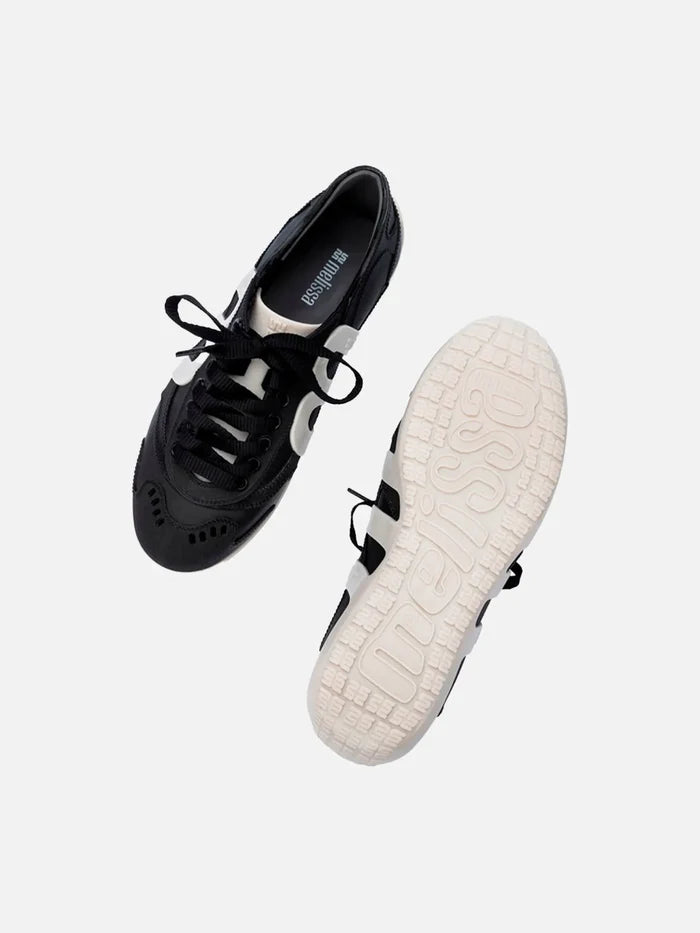 MELISSA Motion Ad Spor Ayakkabı - Bej/Siyah - Sneakers SNEAKER