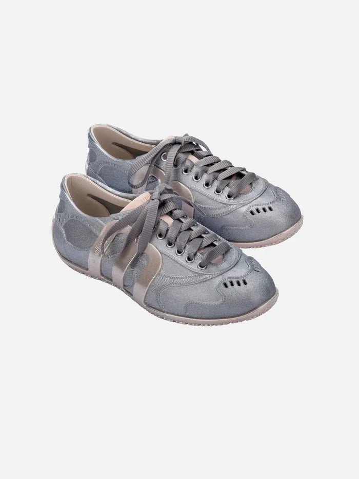 MELISSA Motion Ad Spor Ayakkabı - Gümüş/Bej - Sneakers SNEAKER